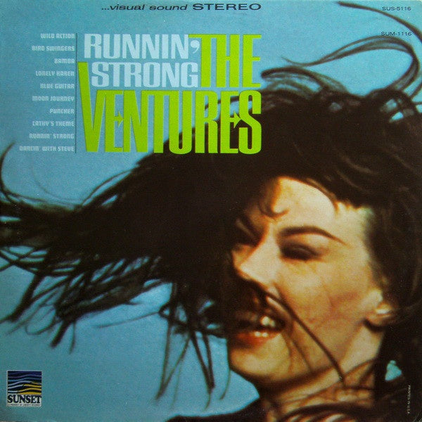 The Ventures ‎- Runnin' Strong - VG+ Stereo Compilation 1966 USA - Roc–  Shuga Records